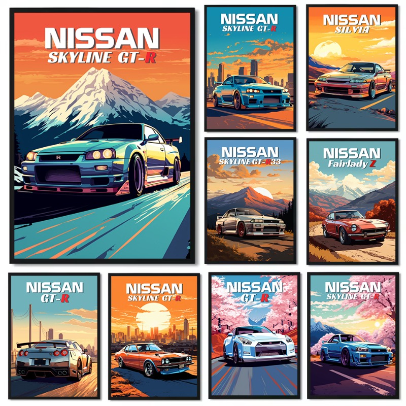 Japanese Lifestyle Gifts - Retro Japoński Klasyczny Samochód Sportowy z