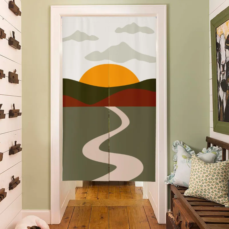 Noren Curtain Doorway - Zasłony na drzwi z motywem nordyckiego