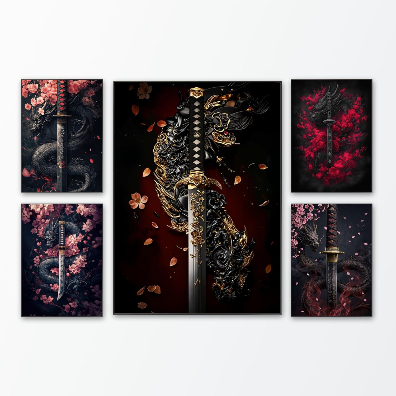 Japanese Lifestyle Gifts - Obraz do malowania po numerach: Czarny