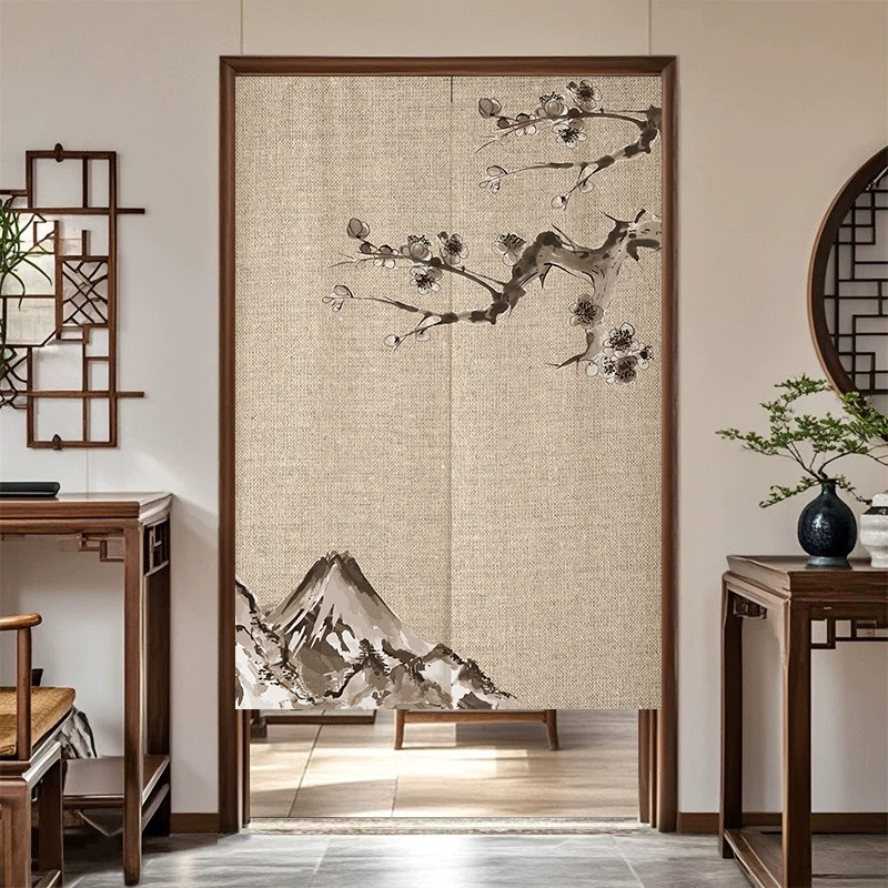 VIKAMA Ink Bamboo Noren Door C – Noren Curtain Doorway recenzja i cena
