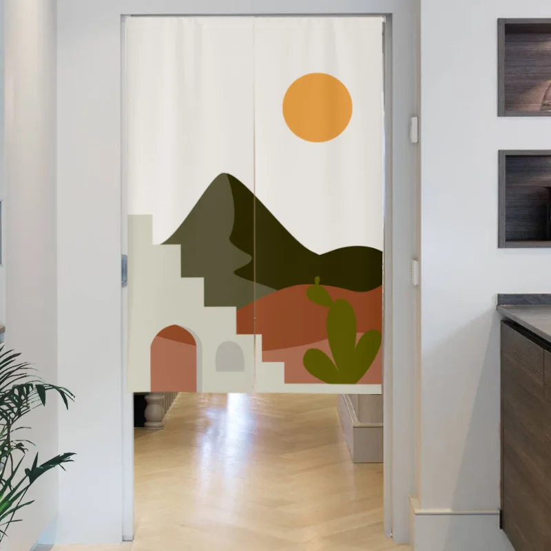 Zasłony na drzwi z motywem nor – Noren Curtain Doorway recenzja i cena